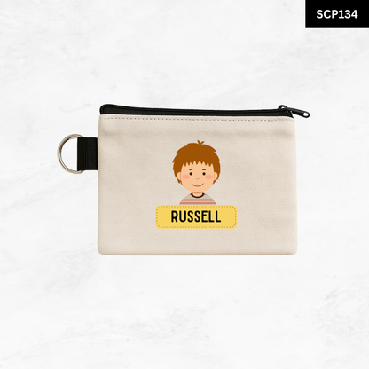 Custom Keyring Coin Purse - Portrait Pal