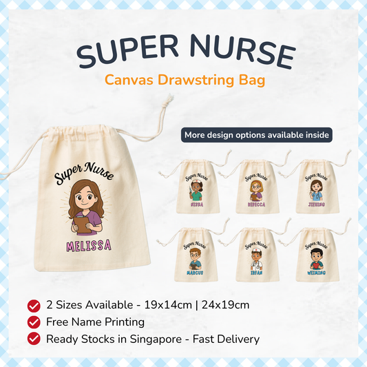Super Nurses Favor Bags