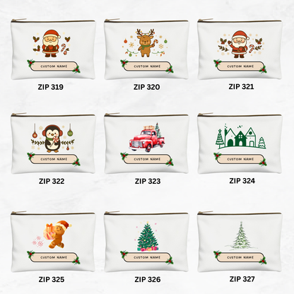 Christmas Zipper Pouches