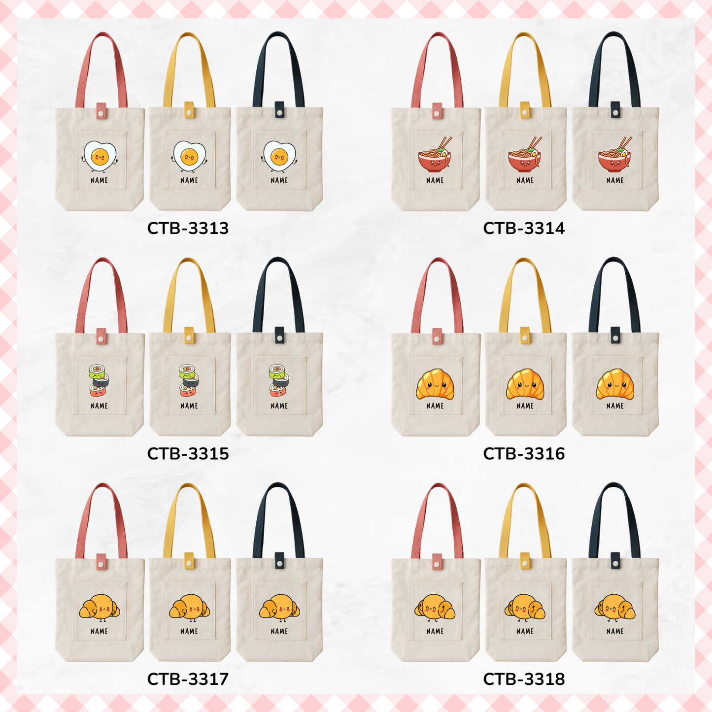 Cute Foodie Custom Tote