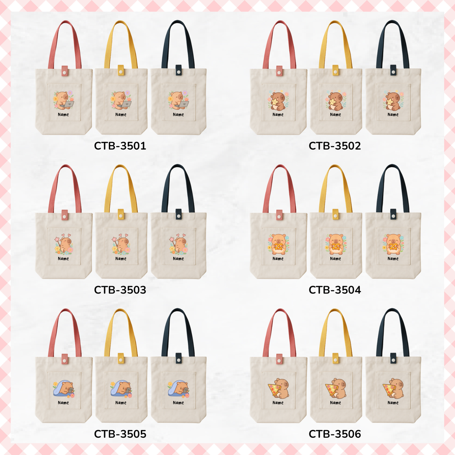 Capybara Custom Tote
