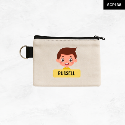 Custom Keyring Coin Purse - Portrait Pal