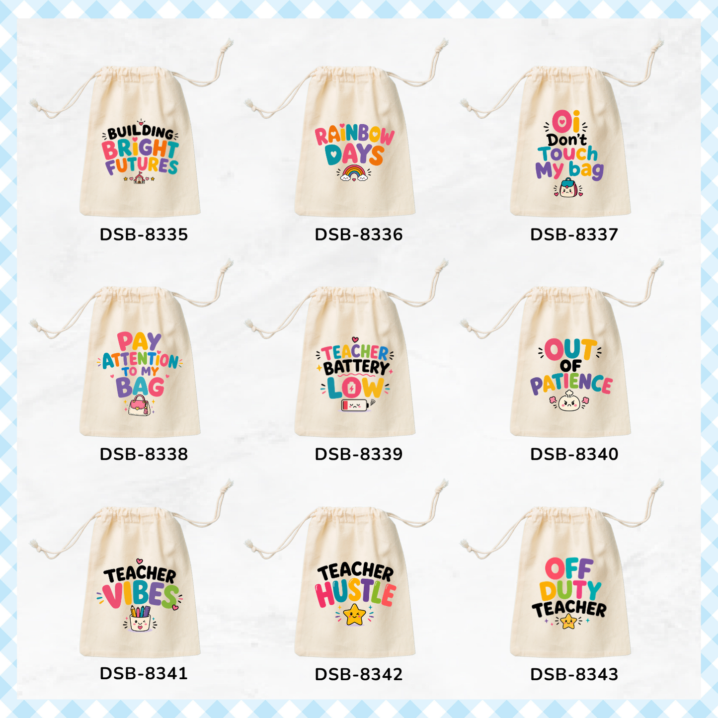 Teacher Quotes Custom Favor Bags