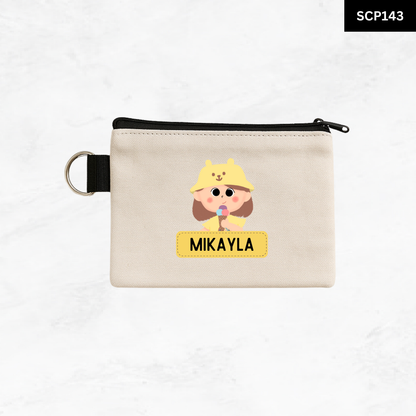 Custom Keyring Coin Purse - Portrait Pal