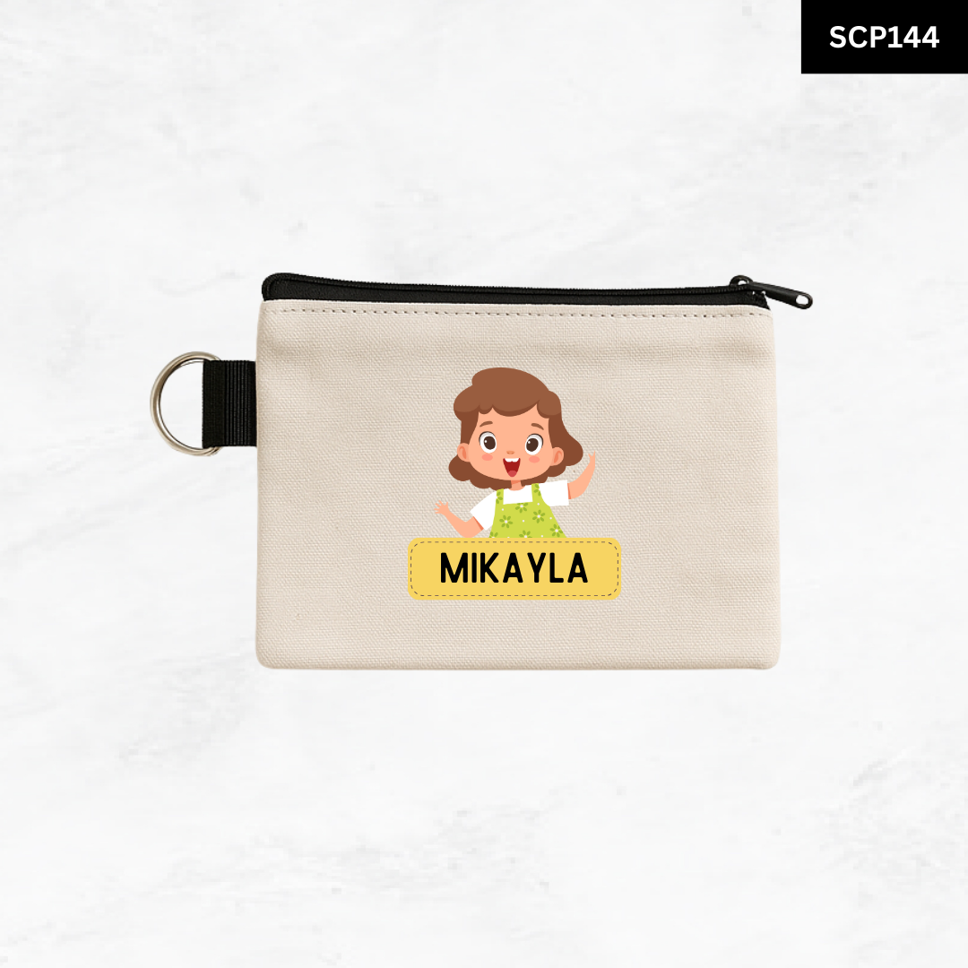 Custom Keyring Coin Purse - Portrait Pal