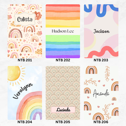Rainbow Custom Notebook