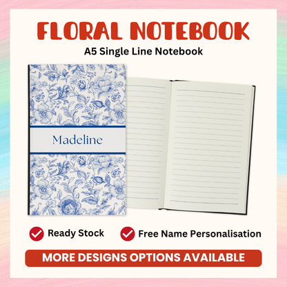 Floral Custom Notebook