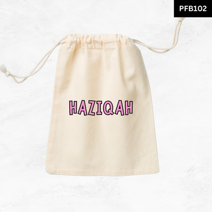Custom Name Favor Bags