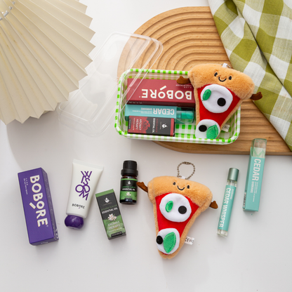 🎄 Christmas Plushie Bento Set – Limited Holiday Edition 🎁 Lotion | Essential Oil | Aroma Roller