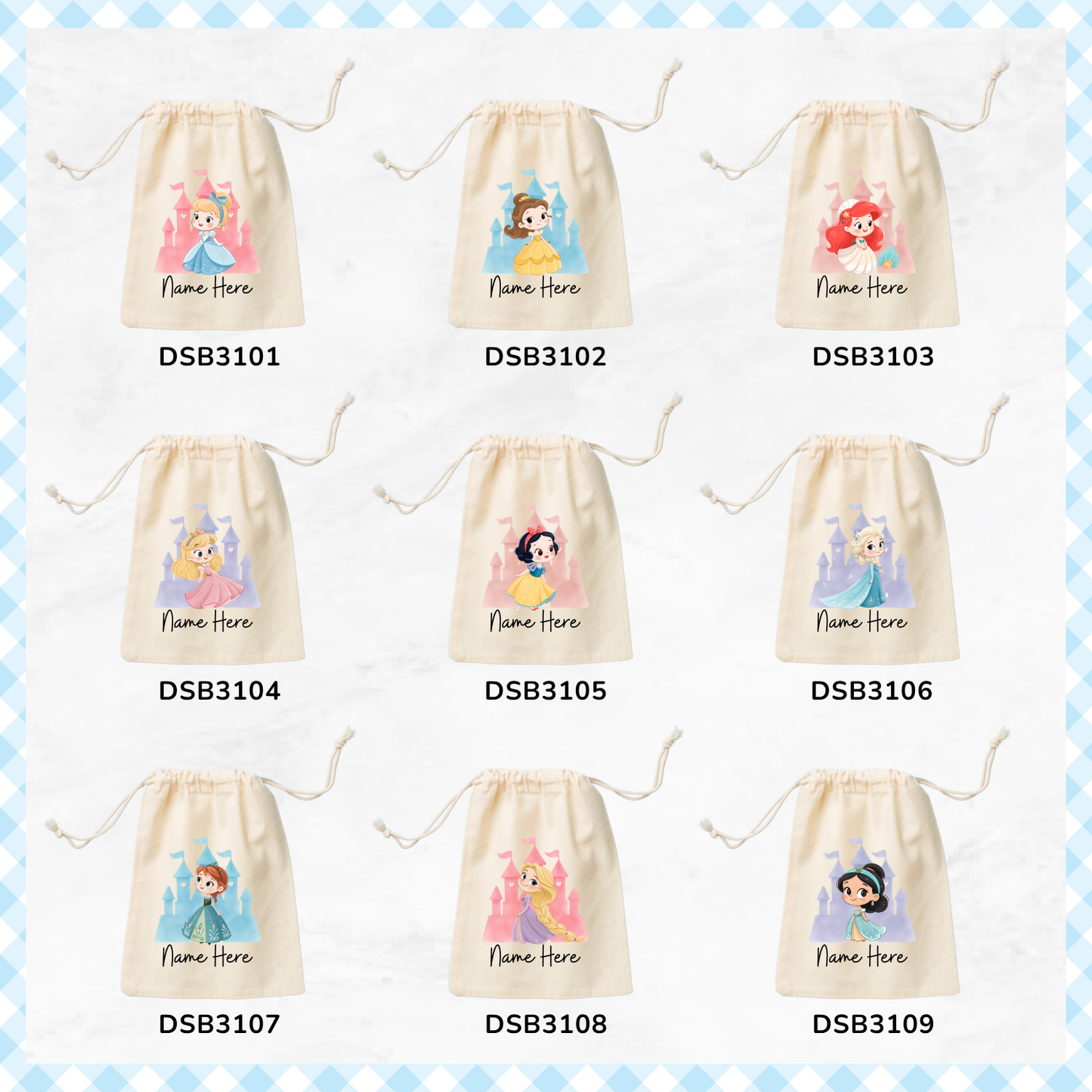 Princess Favor Bags