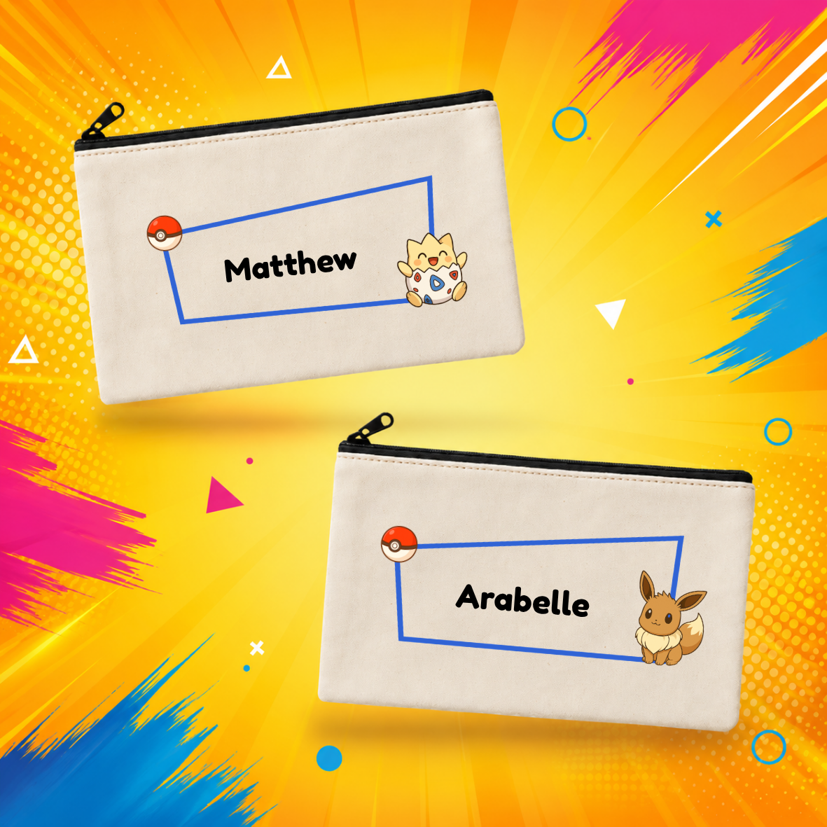 Pokemon Name Pencil Case