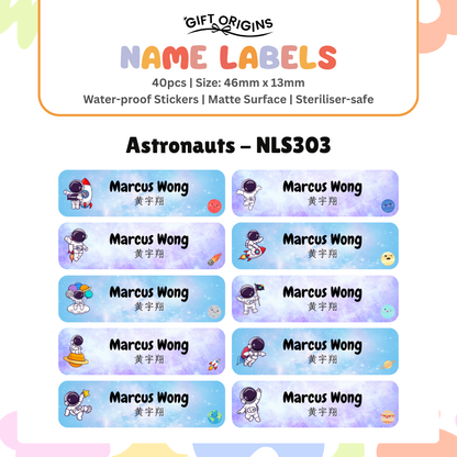 Water-Proof Name Label Stickers