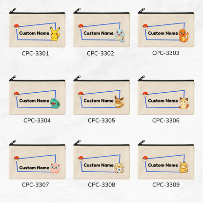 Pokemon Name Pencil Case