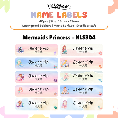 Water-Proof Name Label Stickers