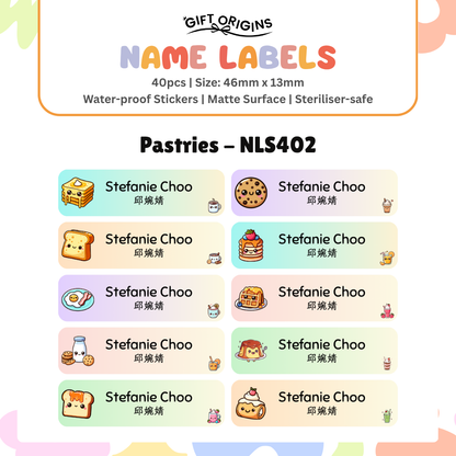 Water-Proof Name Label Stickers