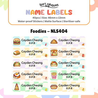 Water-Proof Name Label Stickers
