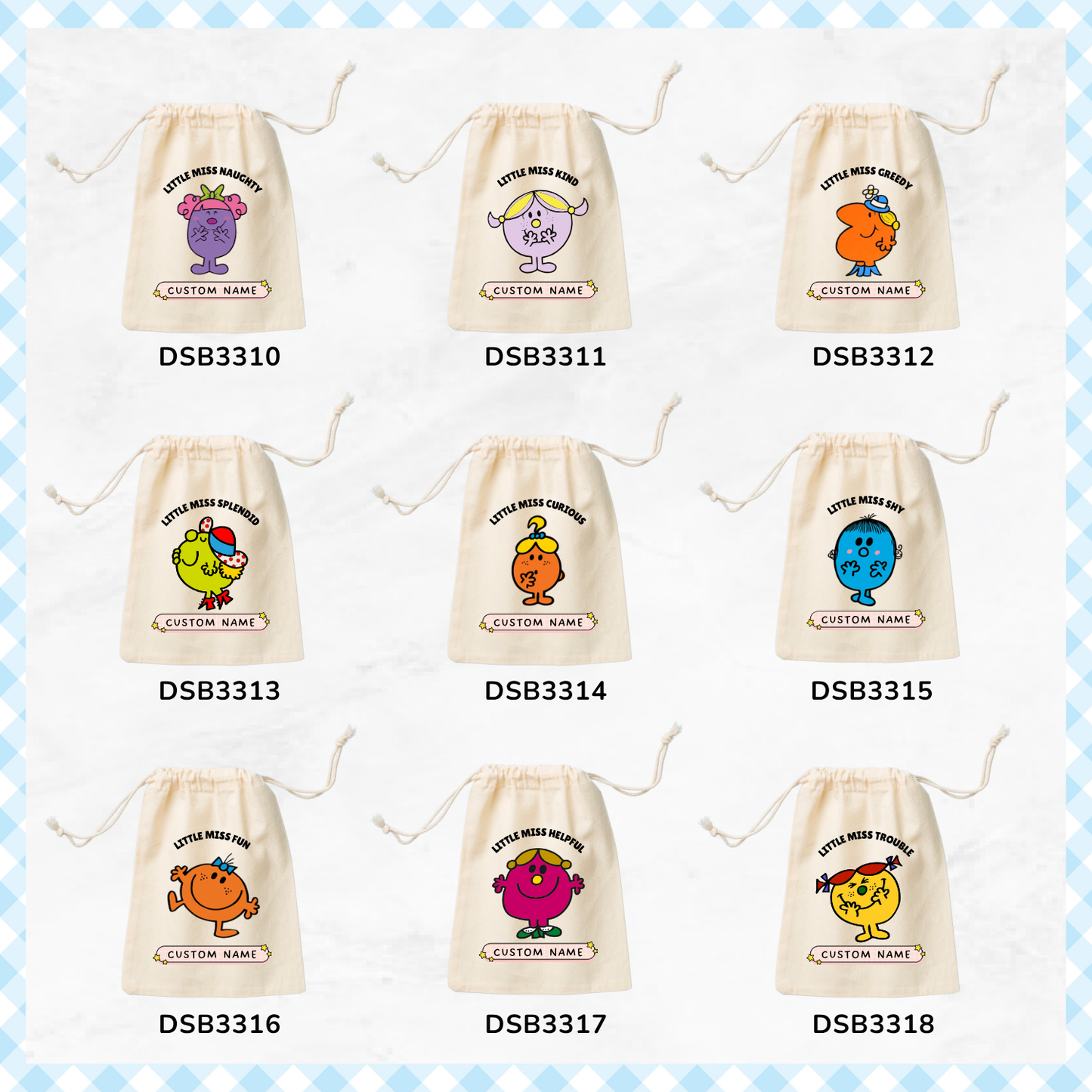 Little Miss/ Mr Series Favor Bags