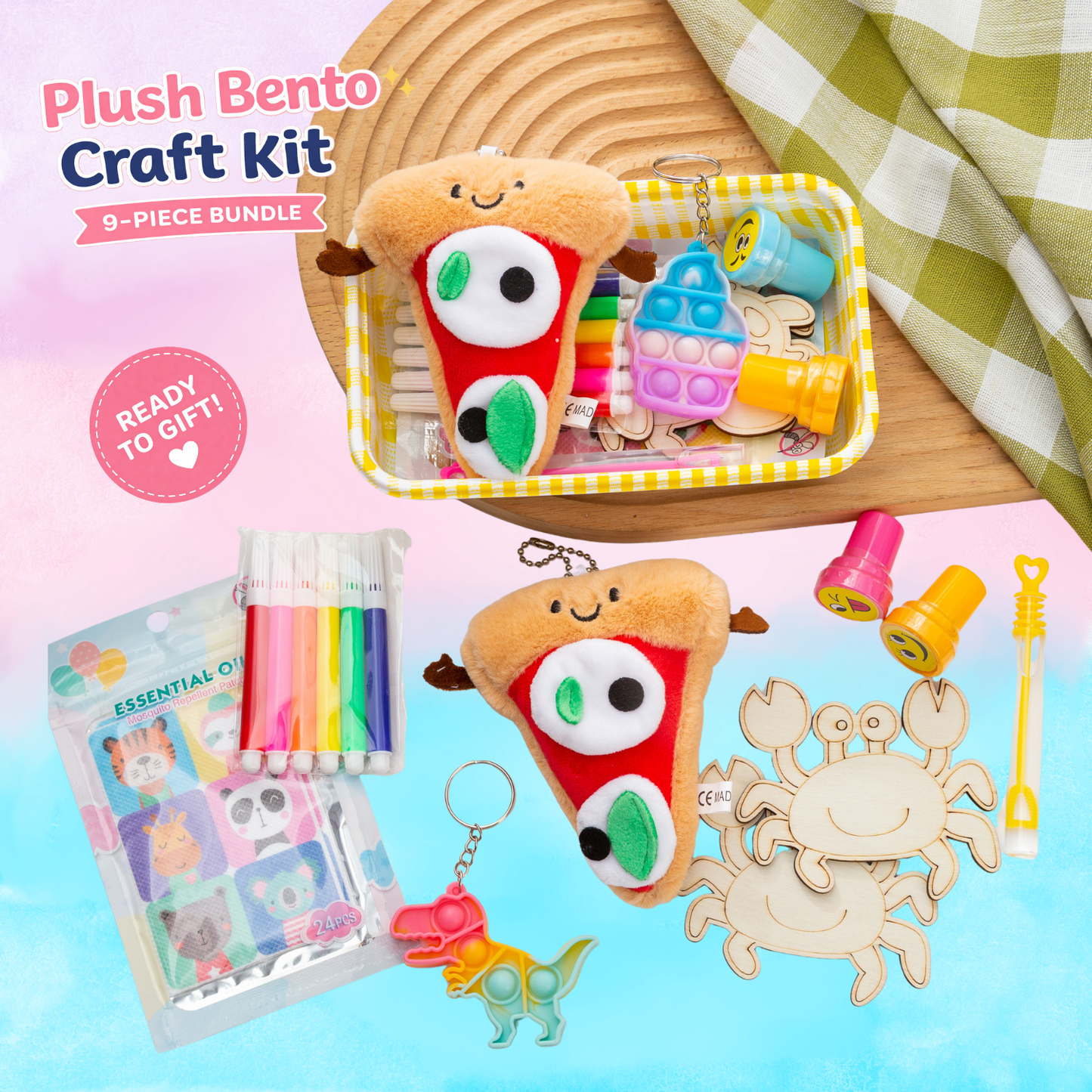 [Pre-Packed] Plush Bento Craft Kit