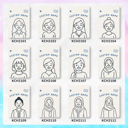 Limited Edition Human Keychain Card Holders