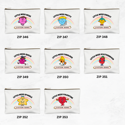 Little Miss/ Mr Series Zipper Pouch