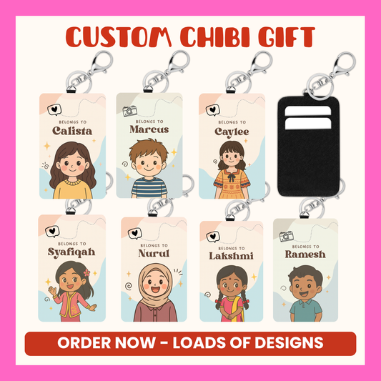 Chibi Keychain Card Holders