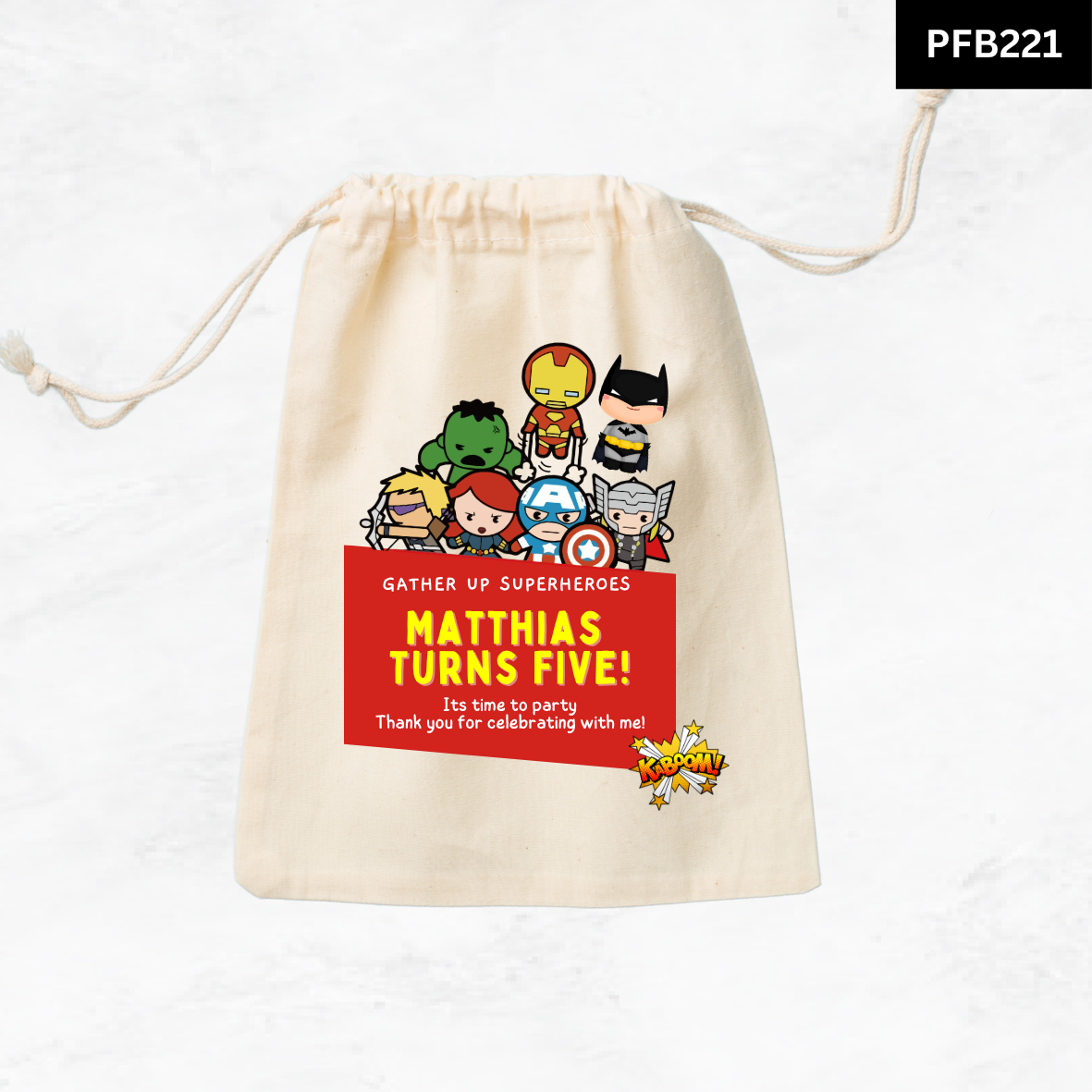 Birthday Celebration Favor Bags