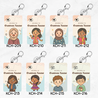 Chibi Keychain Card Holders