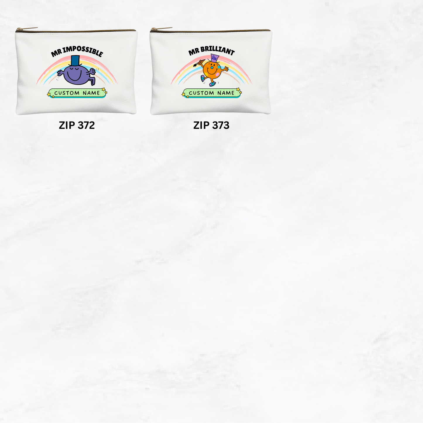 Little Miss/ Mr Series Zipper Pouch