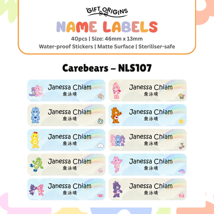 Water-Proof Name Label Stickers