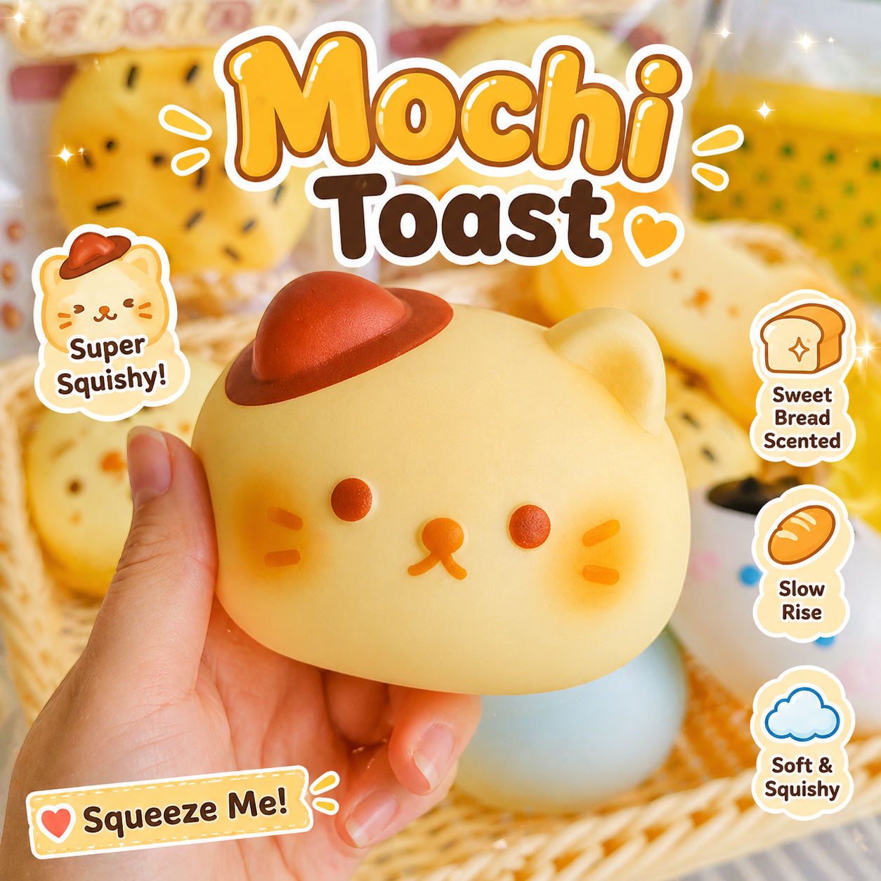 Bread Toast Squishy