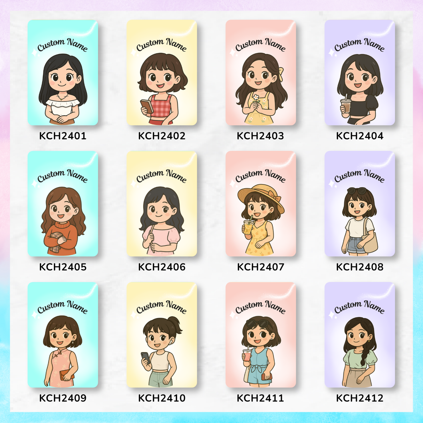 Friends Keychain Card Holders