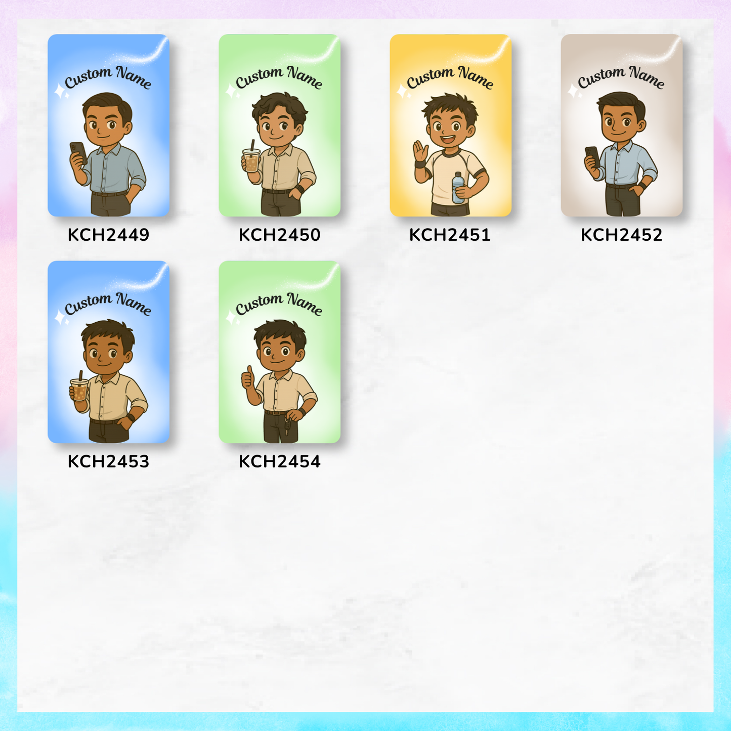 Friends Keychain Card Holders
