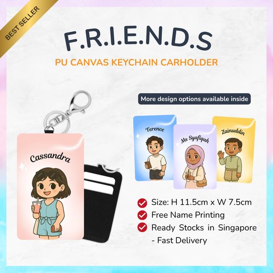 Friends Keychain Card Holders