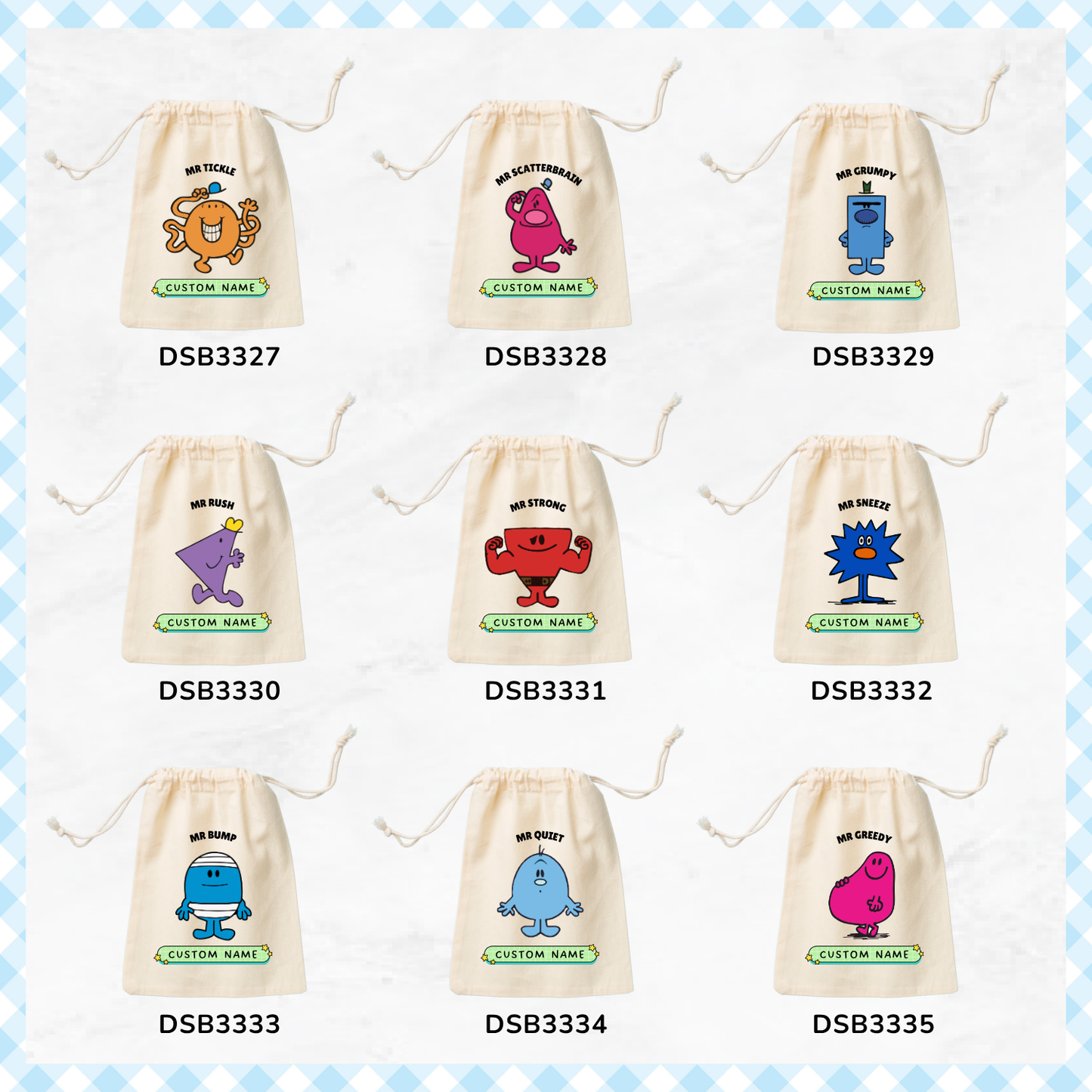 Little Miss/ Mr Series Favor Bags