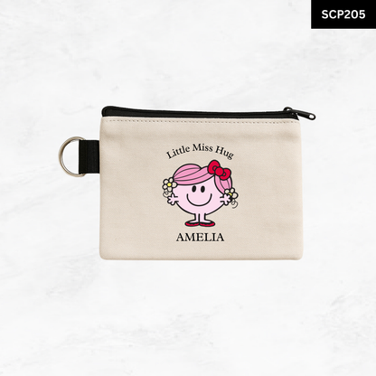 Custom Keyring Coin Purse - Litte Miss & Mr
