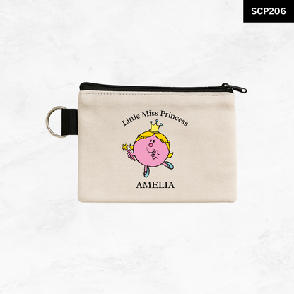 Custom Keyring Coin Purse - Litte Miss & Mr