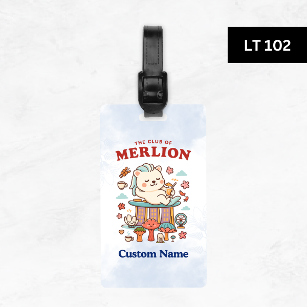 The Club Of Merlion Luggage Tag