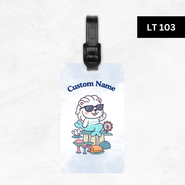 The Club Of Merlion Luggage Tag