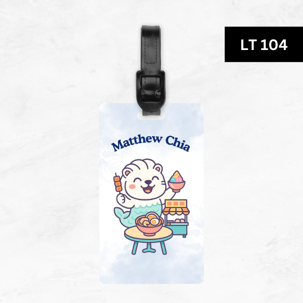 The Club Of Merlion Luggage Tag