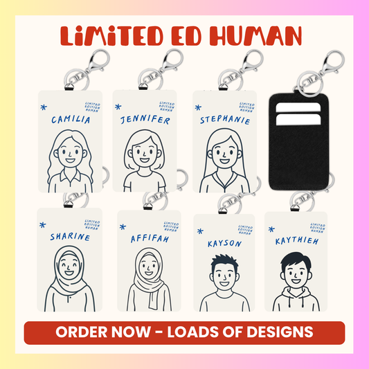 Limited Edition Human Keychain Card Holders