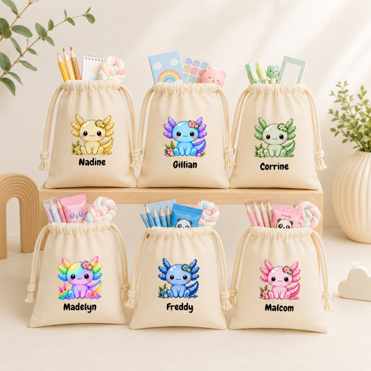AXOLOTLS Custom Favor Bags