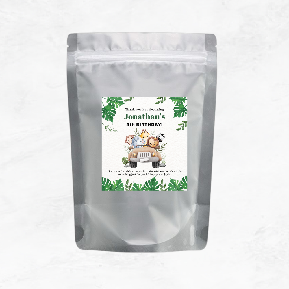 Set of 12pcs - Animal & Friends Packaging Bag