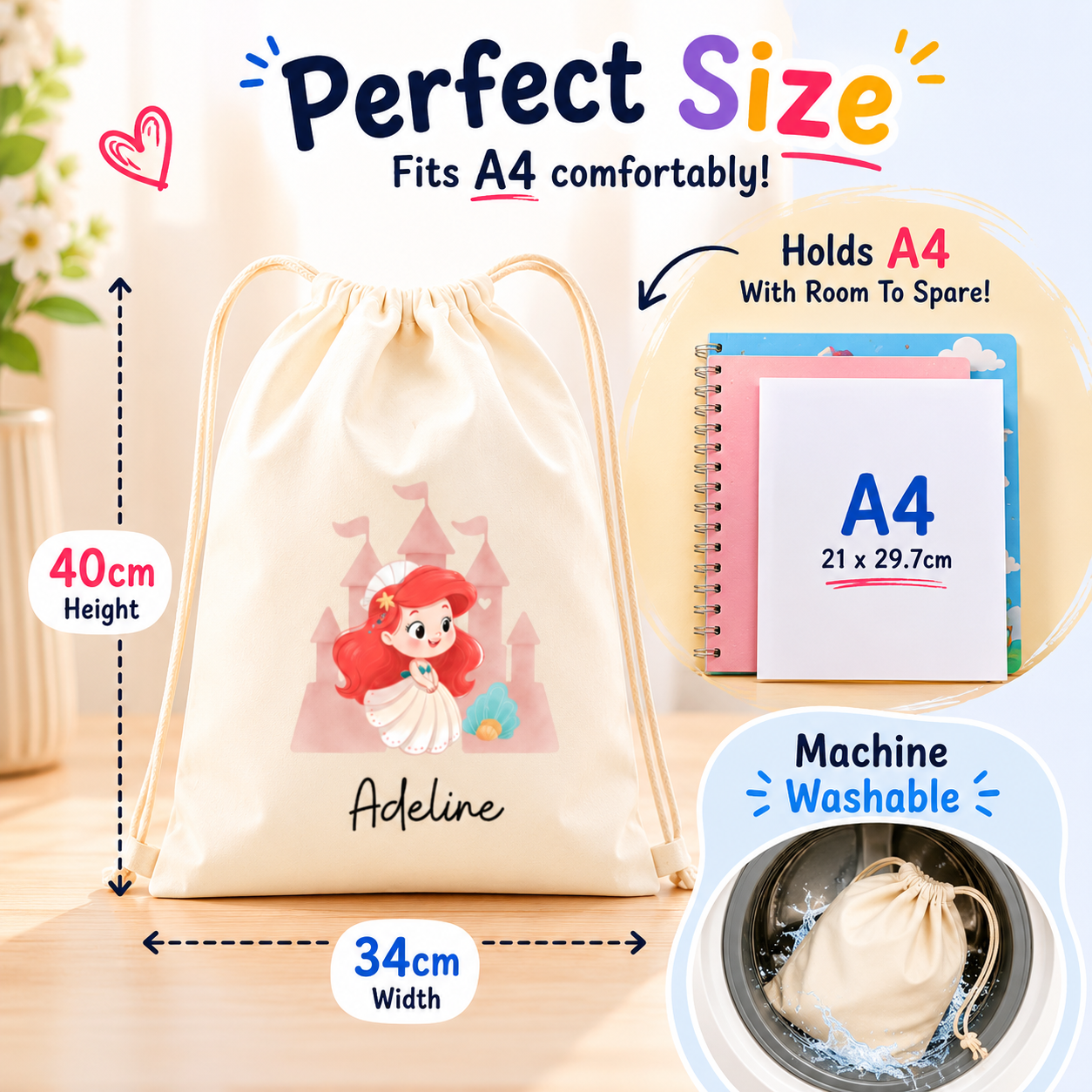 Princess & Superheroes Custom Backpack