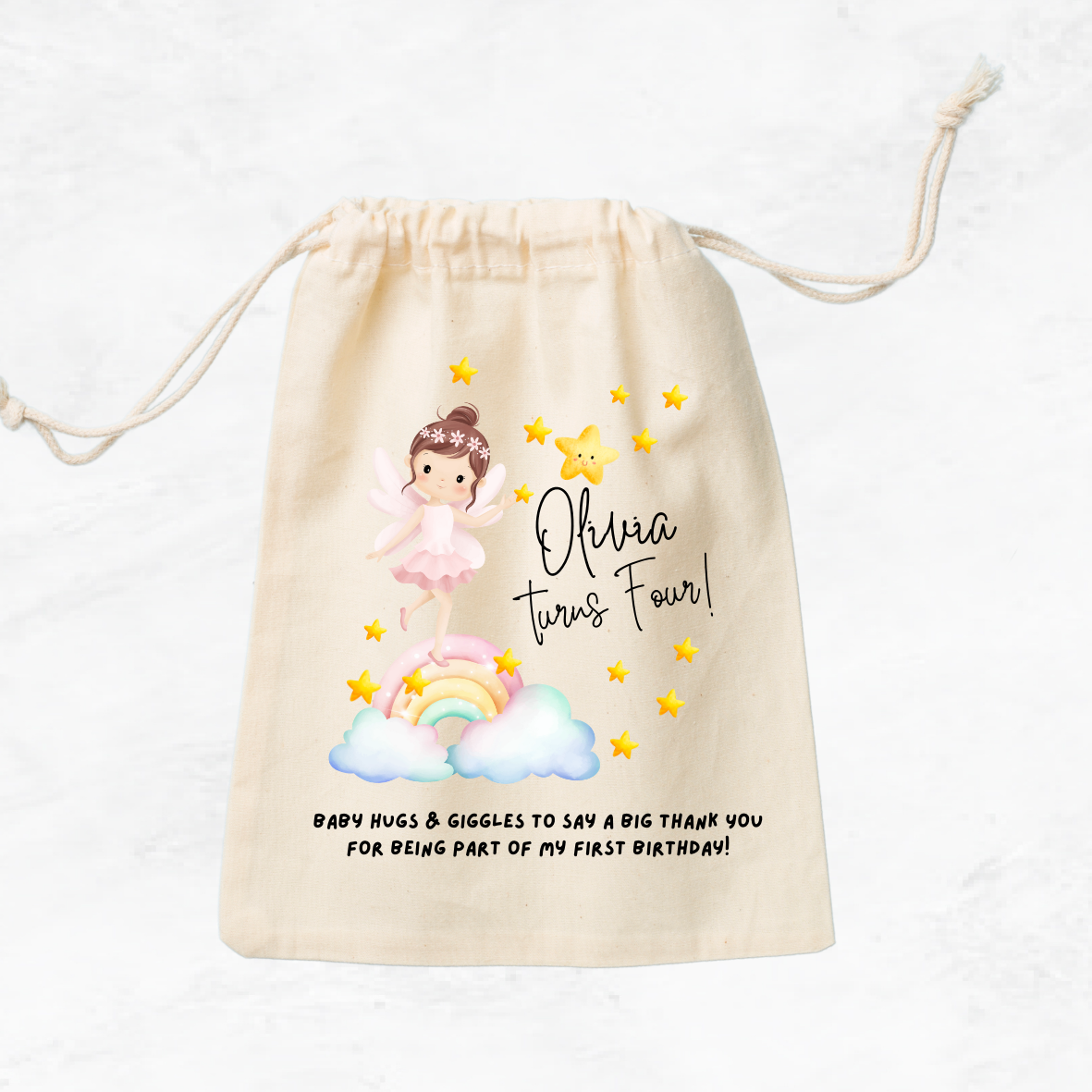 Ballerina Rainbow Favor Bags