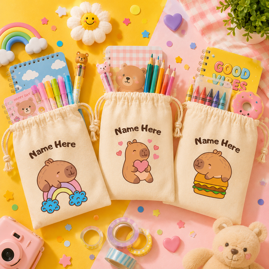 Capy Bara Custom Favor Bags