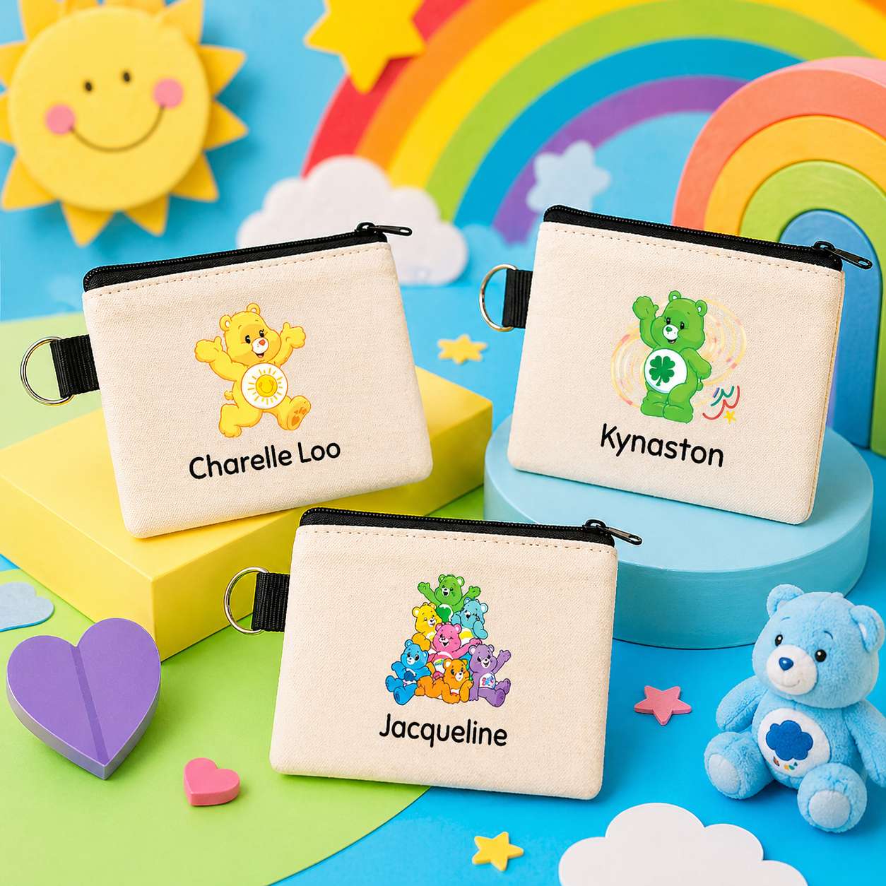 Carebear - Keyring Coin Purse