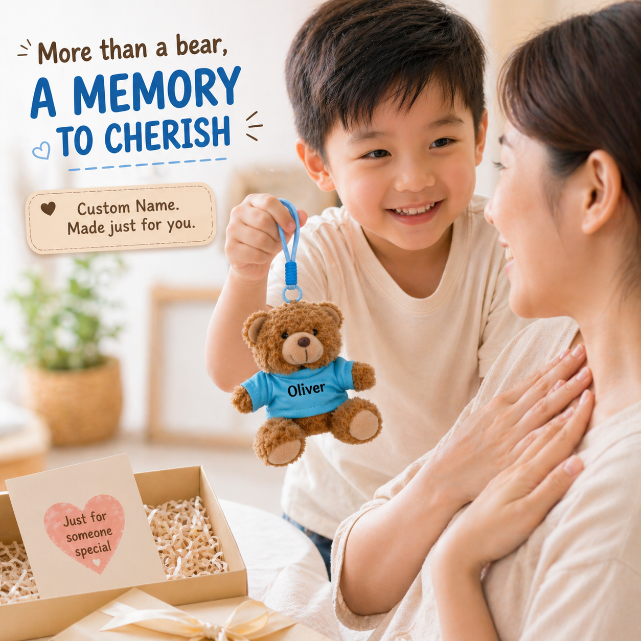BuddyLoop Custom Name Bear