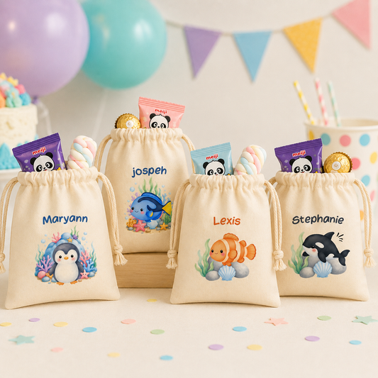Ocean Buddies Custom Favor Bags