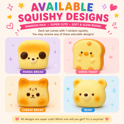 Random Squishy Bento Gift Set