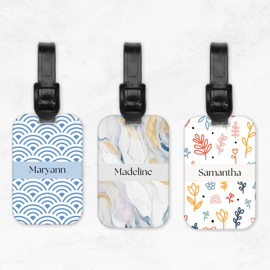 Classic Luggage Tags - Chic Voyage